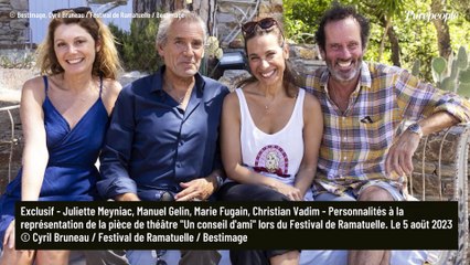 Marie Fugain et Christian Vadim, des futurs mariés scrutés par Chantal Ladesou et son mari
