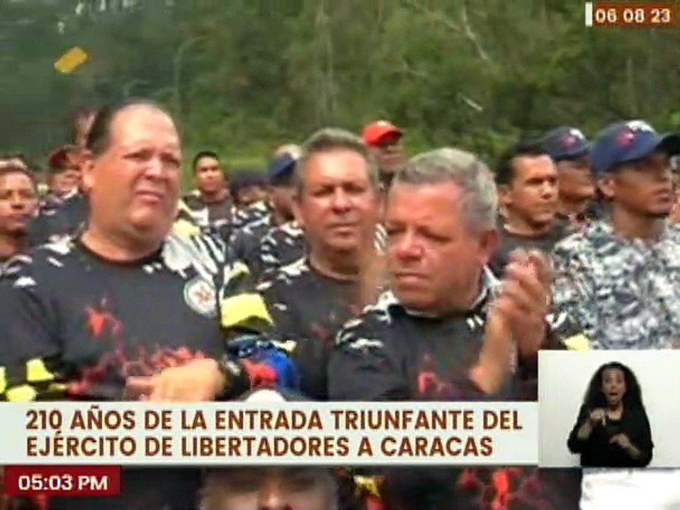 Caracas | Pueblo venezolano celebró 210 años del ingreso del Libertador Simón Bolívar a Caracas