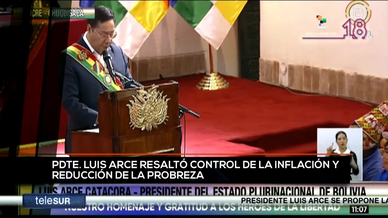 teleSUR Noticias 17:30 06-07: Pdte. Arce resalt...