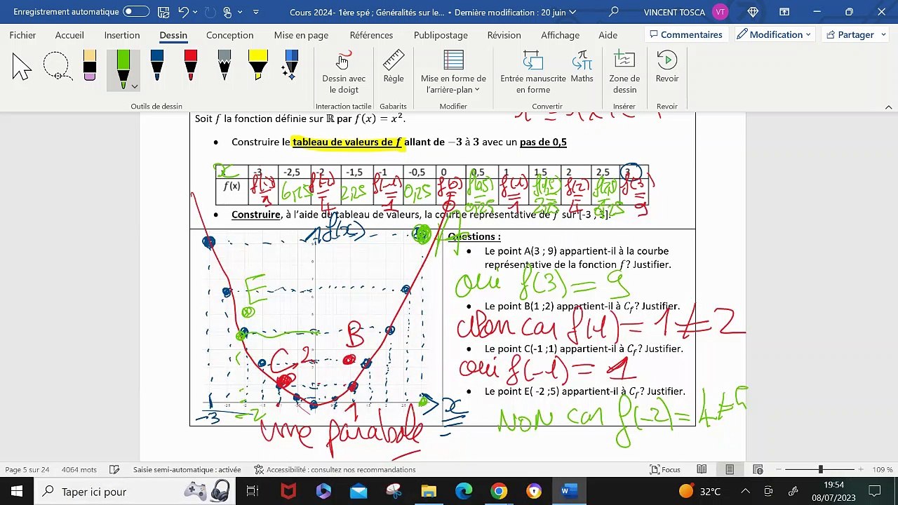Partie 2/4 - Généralités sur les fonctions - Cours