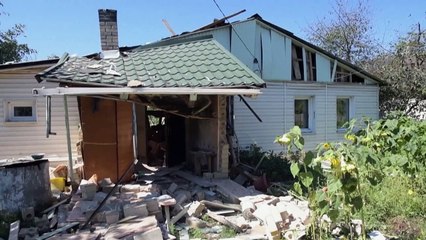 Donezk: Aus Wohnhaus wird Kriegsruine