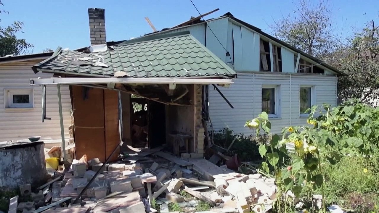 Donezk: Aus Wohnhaus wird Kriegsruine