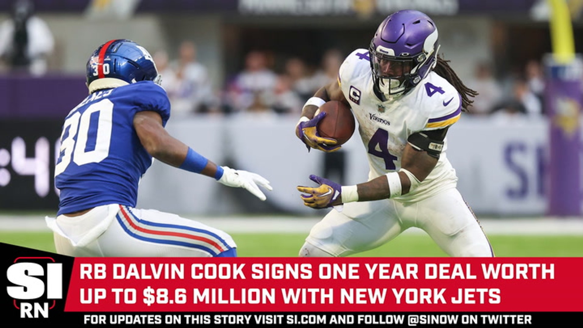 Breaking: Dalvin Cook signs one-year contract with NY Jets - The League  Winners Fantasy Football