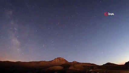 Perseid Meteor Yağmuru Erciyes'te böyle görüntülendi