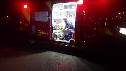 Motociclista fica ferida ao sofrer acidente de trânsito na Marginal BR-467