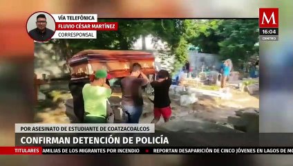 Autoridades detienen a policía implicado en el asesinato de un estudiante en Coatzacoalcos, Veracruz