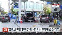 '유류세 인하' 연말까지 연장 가닥…경유는 '단계적 축소' 검토