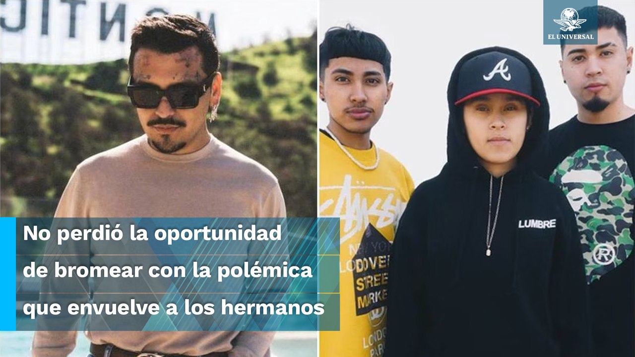 Se burla Nodal de Yahritza y su Esencia por comentarios en contra de la comida mexicana