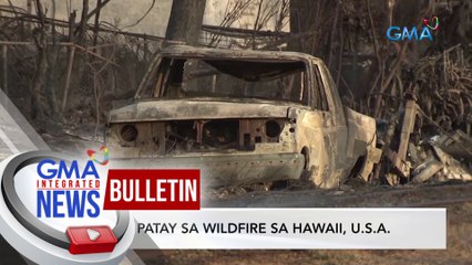 99, patay sa wildfire sa Hawaii, U.S.A. | GMA Integrated News Bulletin