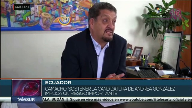 Periodista Christian Zurita sustituirá a Villavicencio en la carrera por la presidencia de Ecuador