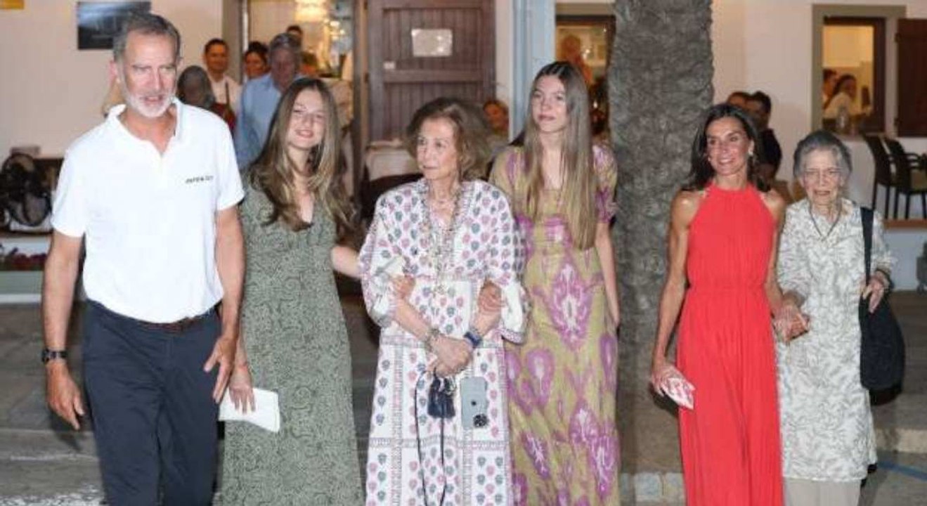 Felipe VI celebra su segundo puesto en la Copa del Rey de Vela con una cena en familia