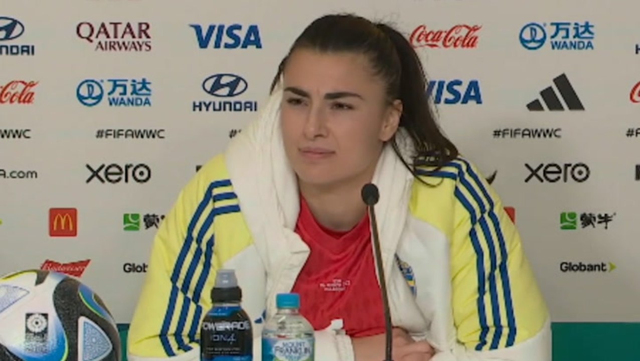 Swedish goalkeeper Zećira Mušović bemused by reporter’s ‘disrespectful’ question after USA win