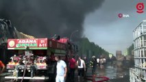 Adana'da geri dönüşüm tesisindeki yangın fabrikaya sıçradı