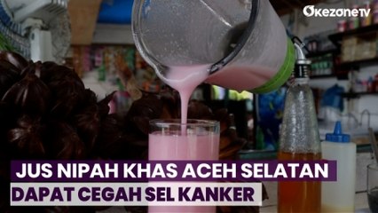 Segarnya Jus Nipah Khas Aceh Selatan yang Dapat Mencegah Sel Kanker
