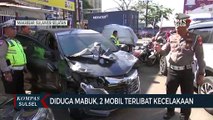 Diduga Mabuk, 2 Mobil Terlibat Kecelakaan