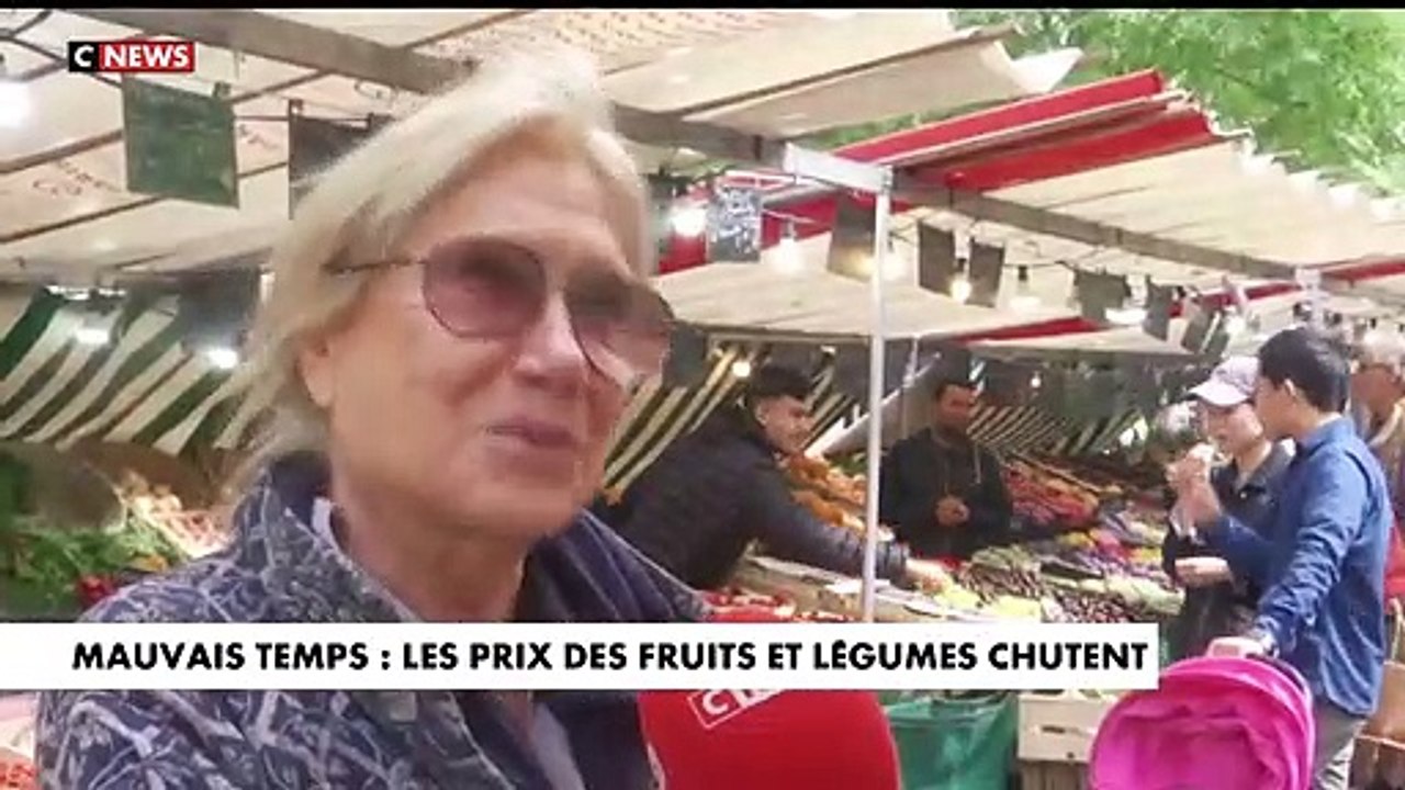 La consommation des fruits et légumes d'été s'effondre à cause du mauvais temps, selon le représentant des producteurs de fruits et légumes frais - Regardez
