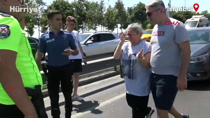 Avcılar'da kazada yaralanan kızını gören anne bayıldı