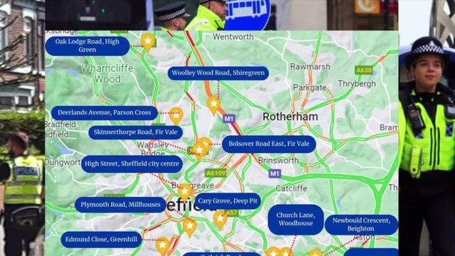 Sheffield Headlines 7 August: 14 Sheffield streets plagued by anti-social behaviour, according to police reports