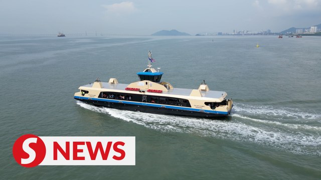 Penang's new ferry service begins with first passengers
