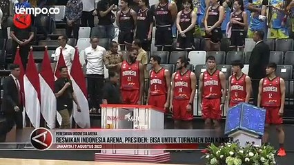 Resmikan Indonesia Arena, Presiden: Bisa untuk Turnamen dan Konser
