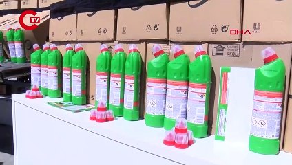 Tuzla'da 'sahte temizlik ürünü' operasyonu