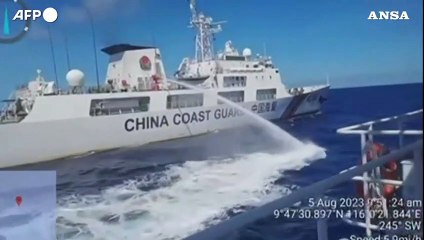 Manila accusa Pechino: "Cannoni ad acqua contro nostre navi"