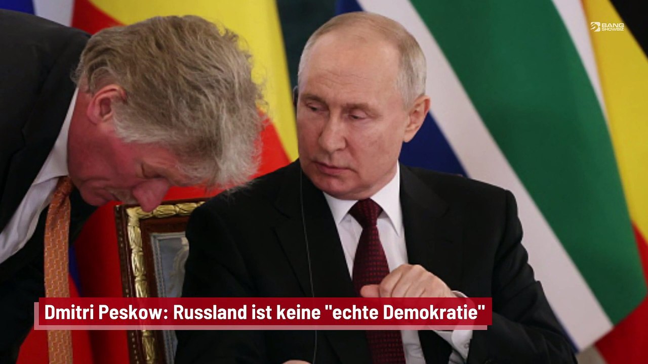 Dmitri Peskow: Russland ist keine 'echte Demokratie'
