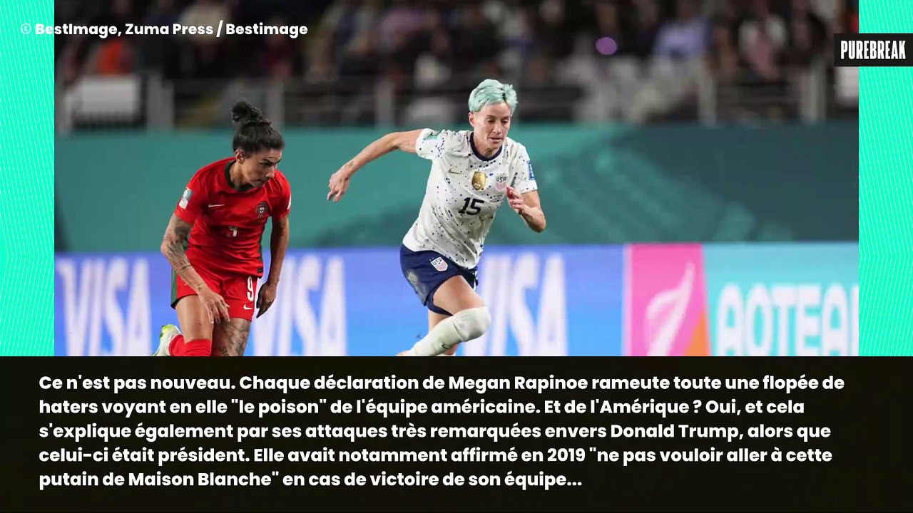 "Une lesbienne aux cheveux bleus" : Megan Rapinoe (encore) victime d'insultes homophobes après son penalty raté à la coupe du monde féminine, les homophobes s'acharnent sur elle