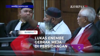 Lukas Enembe Gebrak Meja di Persidangan, Tak Terima Disebut Main Judi