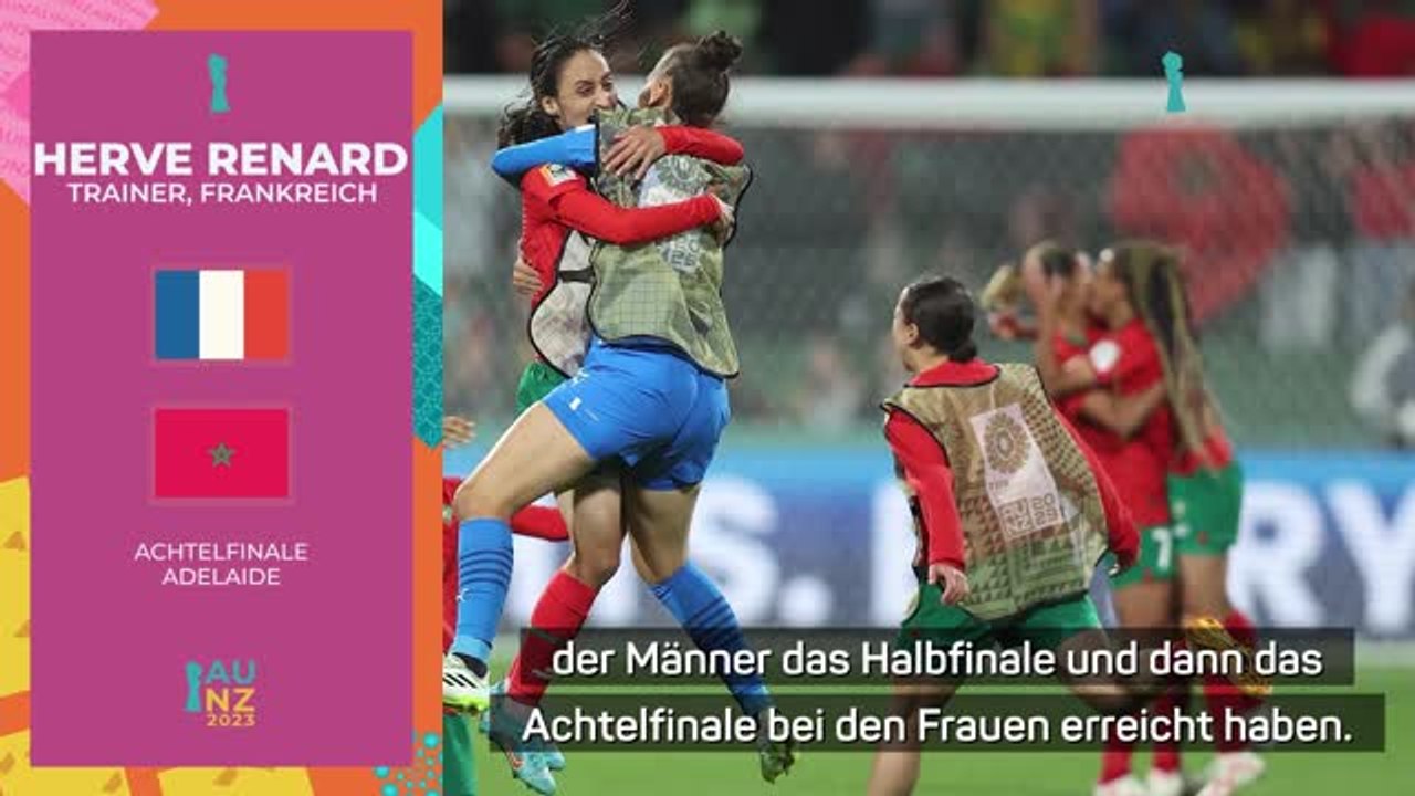 Renard: "marokko eine der besten fußballnationen"