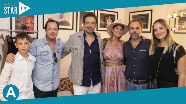 PHOTOS Romain Sardou en soutien de son frère Davy à Ramatuelle : ils présentent deux de ses enfants,
