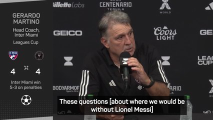 Watch: Martino lauds Messi's free-kicking success