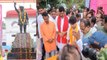 Tikamgarh: CM shivraj और Jyotiraditya Scindia ने स्व. माधवराव सिंधिया की प्रतिमा का अनावरण किया