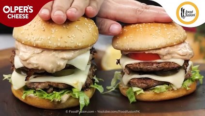Beef Smash Burger Recipe By Food Fusion
