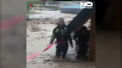NoComment | Las inundaciones en Eslovenia dejan "la peor catástrofe natural" en más de 30 años