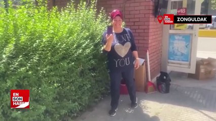 Zonguldak’ta bir kadın, yolda yürürken 38 bin TL’lik cep telefonu buldu