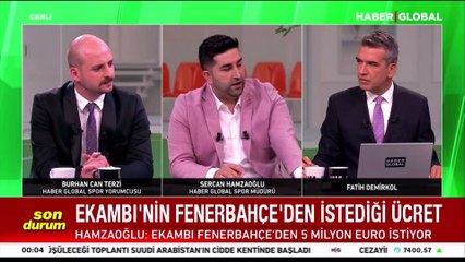 Ekambi transferindeki son durum ne? Sercan Hamzaoğlu anlattı
