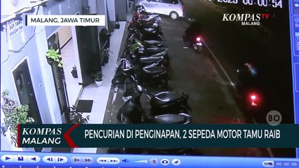 Sasar Penginapan, Kawanan Pencuri Bawa Kabur Dua Sepeda Motor Milik Tamu