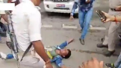 मनीष कश्यप की पेशी के दौरान मचा बवाल, देखिए लाइव वीडियो