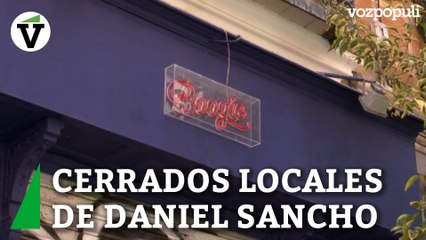 Cerrados los locales de Daniel Sancho en Madrid