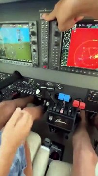 ¡Para tomar una cerveza! Padre deja a su hijo pilotear un avión y ambos mueren
