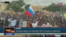 Tensions mount in Niger after ECOWAS deadline expires