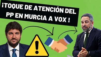 El PP de Murcia pide a Vox que apliquen el mismo criterio en la comunidad como lo han hecho a nivel nacional