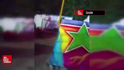 İzmir'deki lunapark kazasına ait yeni görüntüler