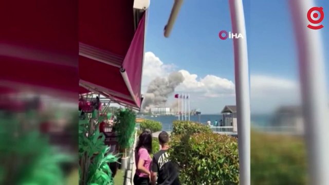 Kocaeli Derince Limanı yakınında patlama: Bölgeden dumanlar yükseliyor