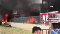 Tekirdağ'da fabrika alevlere teslim oldu: Patlamalar peş peşe geldi