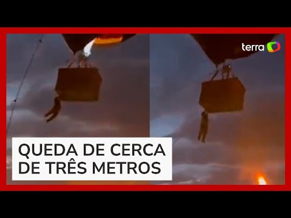 Jovem de 18 anos cai após ficar pendurado em balão no DF