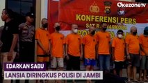 Edarkan Sabu Polresta Jambi Ringkus 10 Tersangka Narkoba, 3 Sudah Lansia