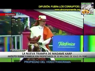 ELIANE KARP SE FUGÓ A ISRAEL Y PARALIZÓ LOS TRÁMITES JUDICIALES CUANDO HAY 20 MILLONES AÚN EN BIENES DE SU PROPIEDAD EN PERÚ