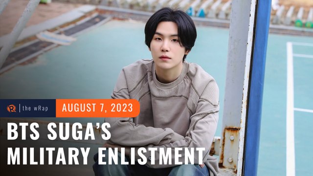 BTS SUGA starts process for military enlistment